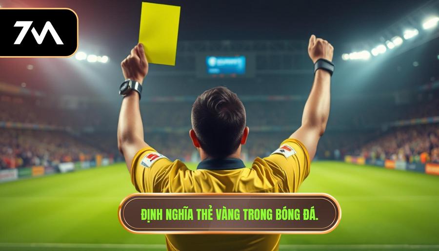 1. Định nghĩa thẻ vàng trong bóng đá.